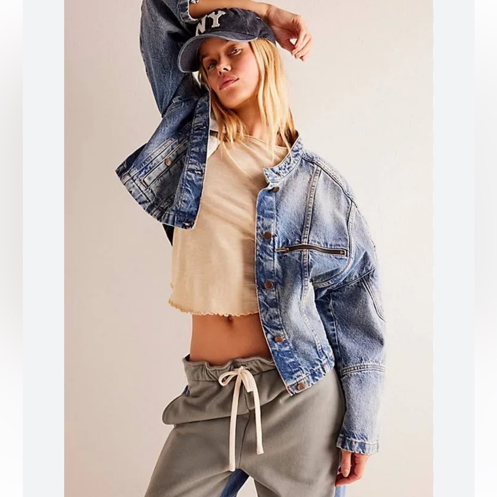 We The Free Blue Jean Jackets *NEW WITHOUT TAGS* - Picture 6 of 9